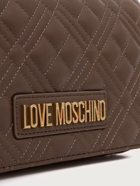 Кожаная сумка Love Moschino