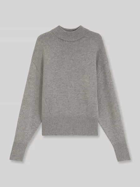 Bluzka o luźnym kroju sweter z mieszanki wełny model Sorellenio' Hugo