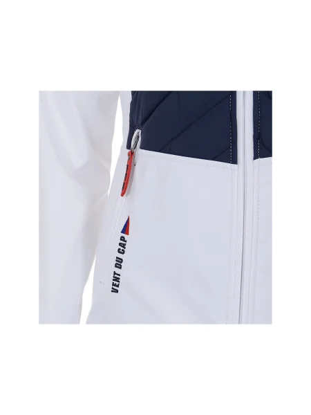Geacă Vent Du Cap softshell alb