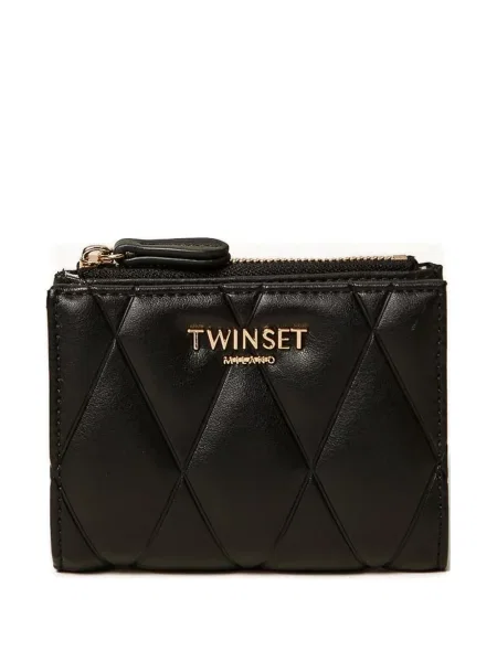 Portofel Twinset matlasat negru