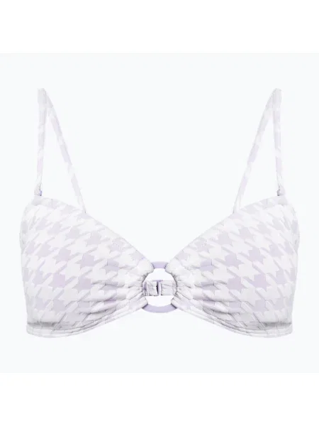 Costum de baie top ROXY Check It Bandeau purple rose violet