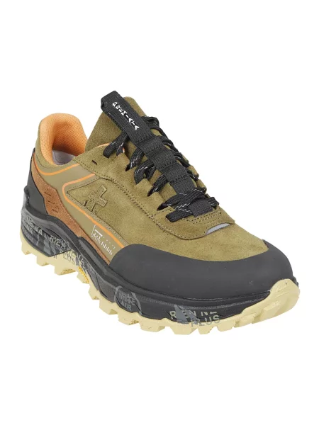 Sneakersy Premiata zamszowe zielone