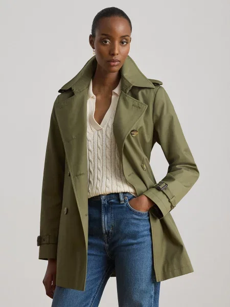 Lauren Ralph Lauren Prechodný kabát olivová