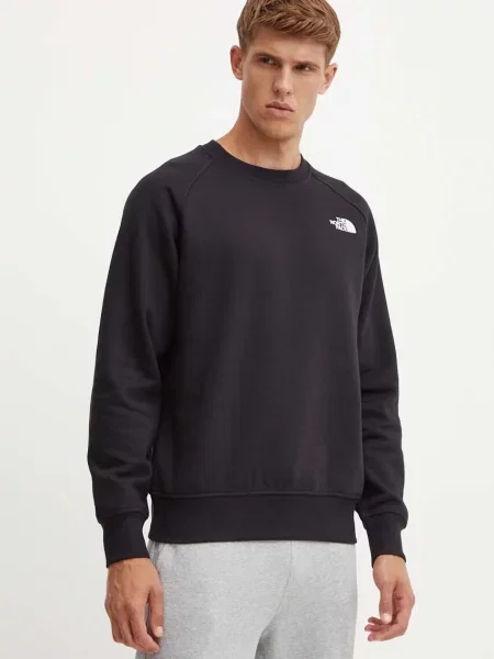 Кофта The North Face Raglan Redbox Crew з принтом чорний