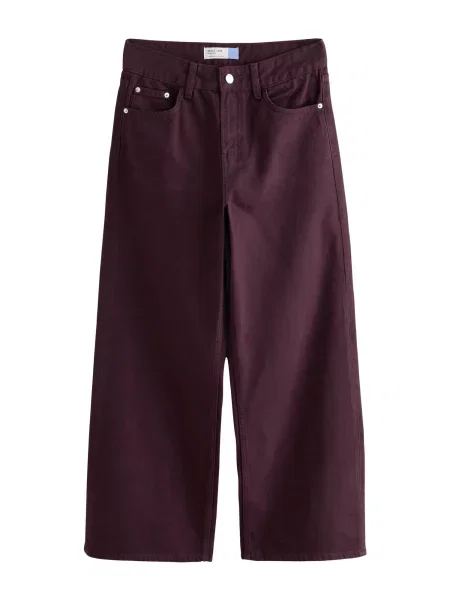 Next Jeans burgundy roșu