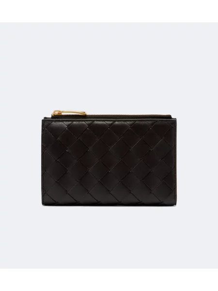 Portofel Bottega Veneta din piele maro