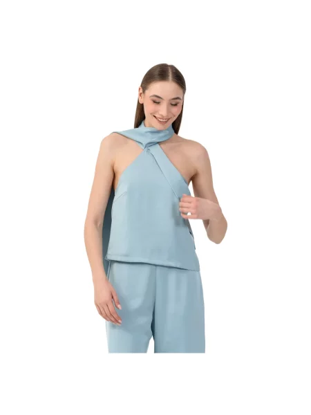 Top Kocca elegancki niebieski