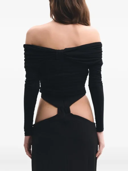 Top Lika drapat negru