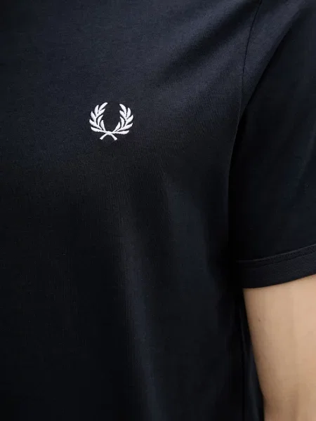 Póló FRED PERRY Ringer T-Shirt Navy M kék