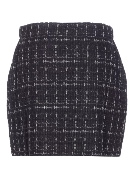 Fusta mini Liu Jo din tweed albastru