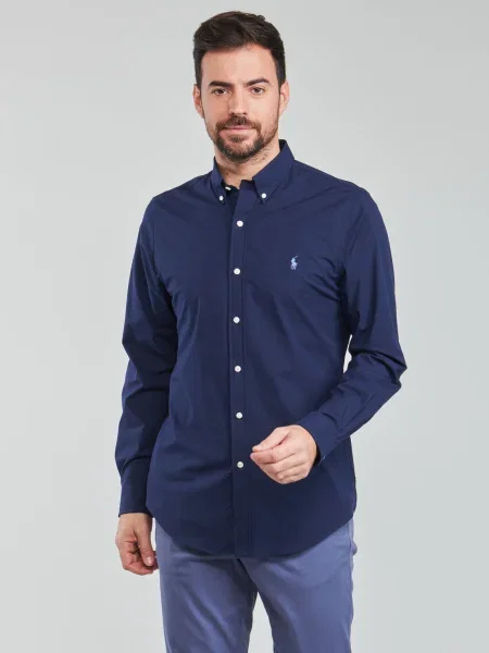Košeľa Polo Ralph Lauren v biznis štýle modrá