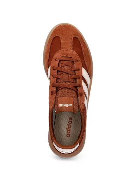 Lung papuci Adidas cu mâneci lungi cu dungi albastru