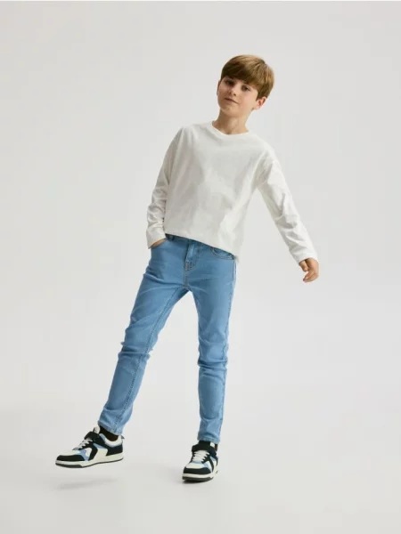 Reserved Blugi slim albastru