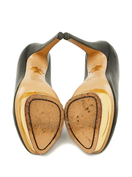 Pantofi cu toc Charlotte Olympia cu platformă negru
