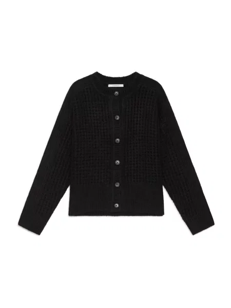 Kardigan Maliparmi wełniany czarny