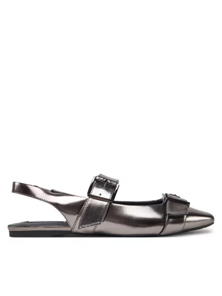 Sandali KARL LAGERFELD Konnie srebrna