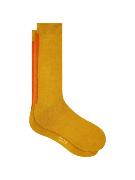 Șosete Paul Smith cu dungi galben