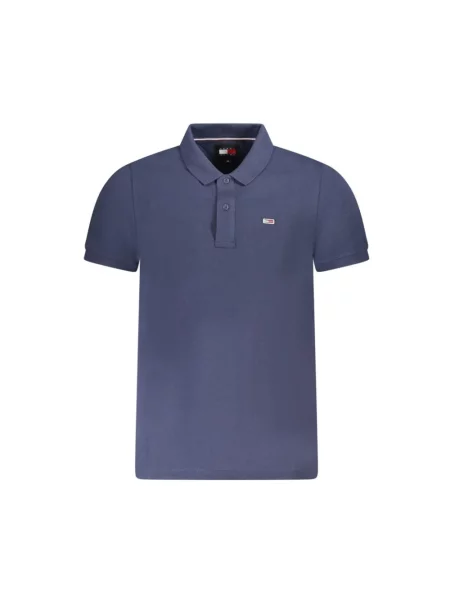 Tommy Jeans polo granatowy gładki niebieska