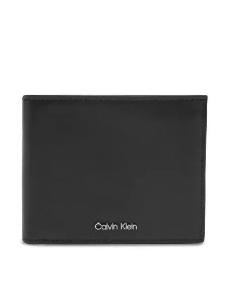 Calvin Klein Портфейл Raised Billfold черен