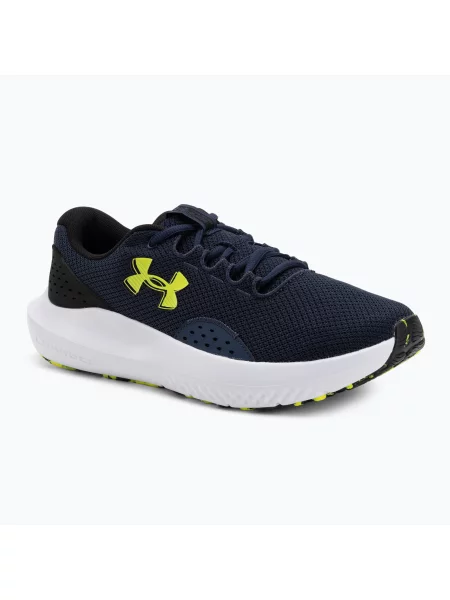 Кросівки для бігу Under Armour Charged Surge 4 washed navy/black/high vis yellow чорні