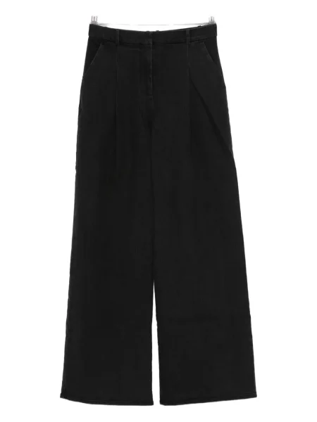 Pantaloni The Garment plisate negru
