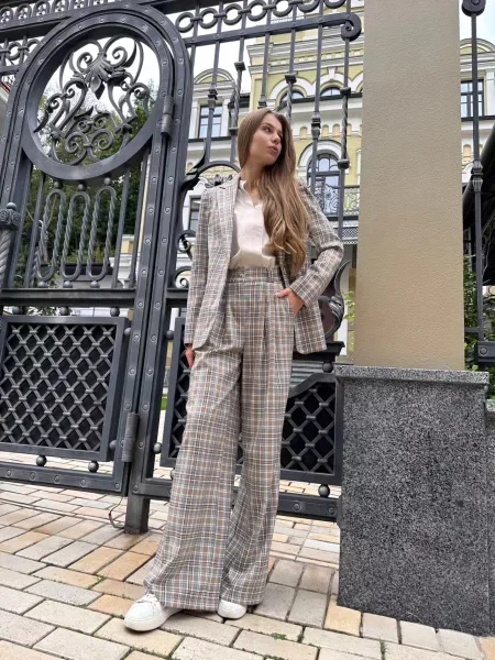 Піджак LadyLike бавовна/поліестер бежевий