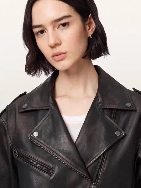 Кожаная куртка Allsaints