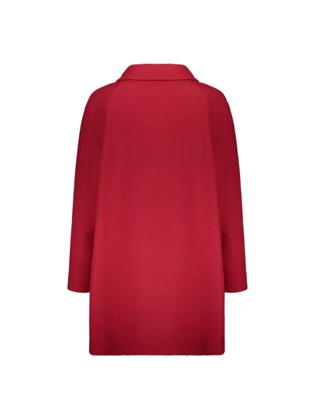 Płaszcz Boutique Moschino wełniany czerwony