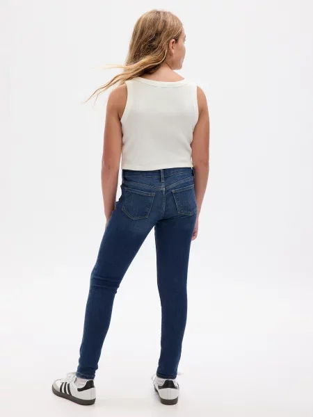 Pantaloni copii Gap albastru