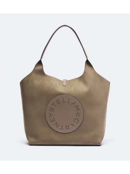 Reversibil geantă shopper Stella Mccartney bej