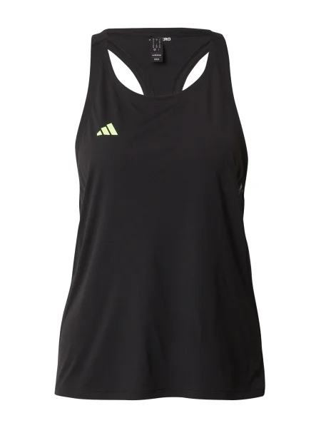 ADIDAS PERFORMANCE Sport top Adizero Essentials galben citron negru