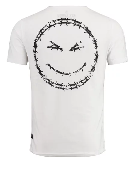 Key Largo Tricou MT THINK negru alb