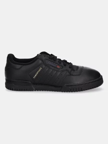 Δερμάτινα αθλητικά παπούτσια adidas Originals Powerphase μαύρο