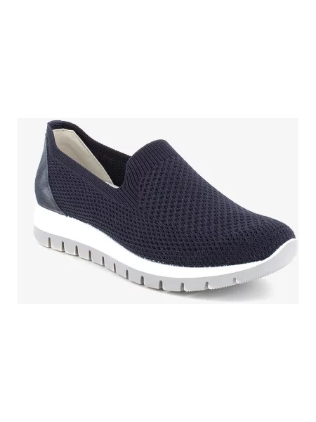 Lniane sneakersy Igi&co wsuwane niebieskie