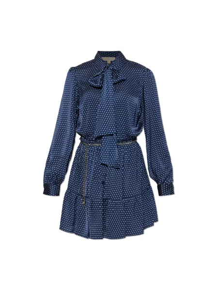 Sukienka Michael Kors w grochy niebieska