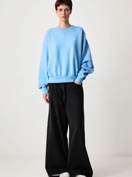 Polo Ralph Lauren oversize mikina dámska modrá