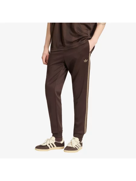 Pantaloni de trening adidas Sst Track Pants Aurora Coffee/ Khaki Six XXL