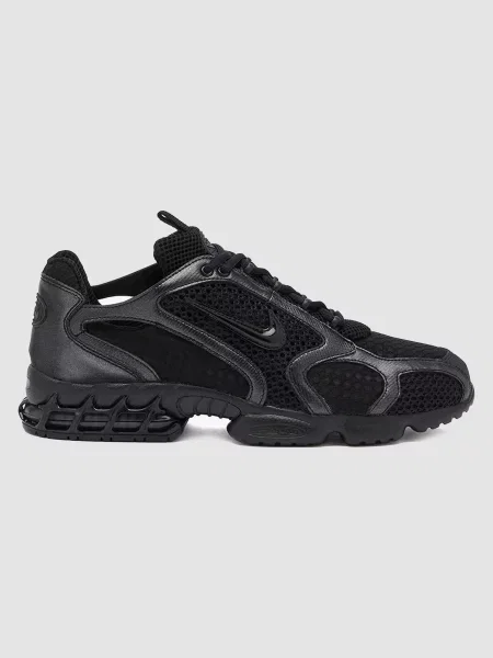 Кожаные повседневные кроссовки Nike Air Zoom черные
