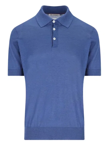 Polo Brunello Cucinelli albastru