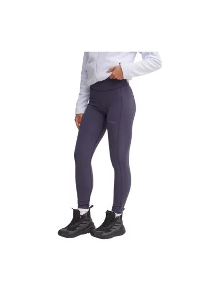 Jack Wolfskin legginsy sportowe Klintal gładkie szary