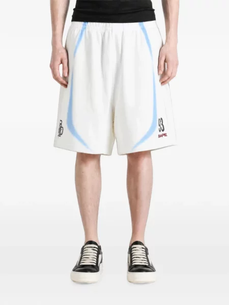 Pantaloni scurți A Bathing Ape® cu imagine din jerseu