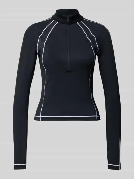Under Armour Koszulka Do Biegania Ua Coldgear Textured schwarz biała