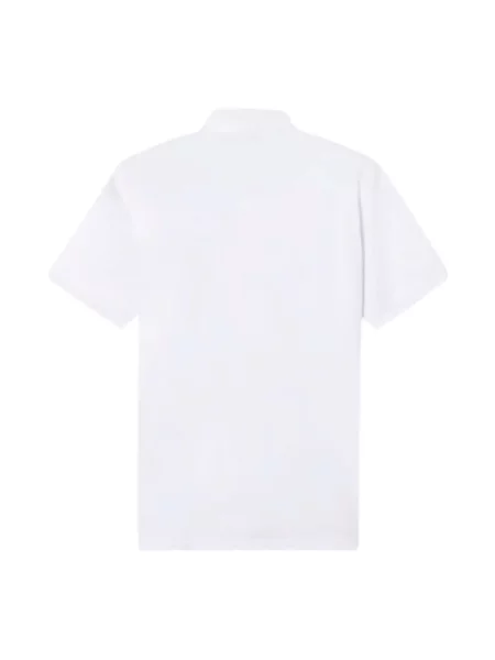 Koszulka polo Stone Island z krótkim rękawem z kamieniami biała