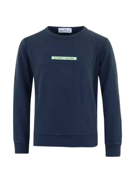 Bluza dziecięca Stone Island niebieska