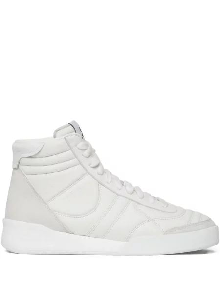 Sneakerși Courreges din piele alb