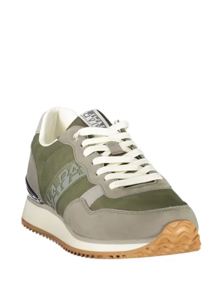 Sneakerși Napapijri cu imagine verde