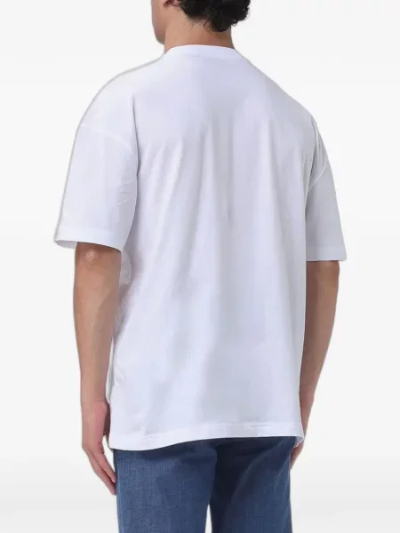 Tricou Ea7 Emporio Armani cu imagine alb