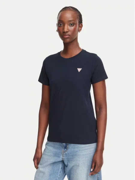 Tricou Guess Jeans albastru