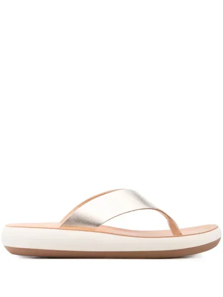Sandale Ancient Greek Sandals din piele auriu