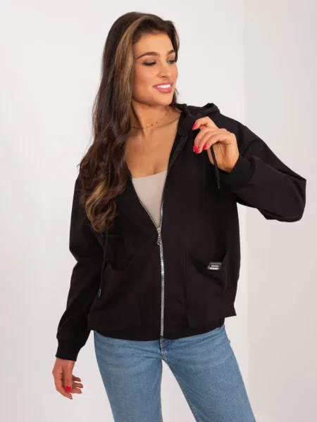 Hanorac Fashionhunters negru